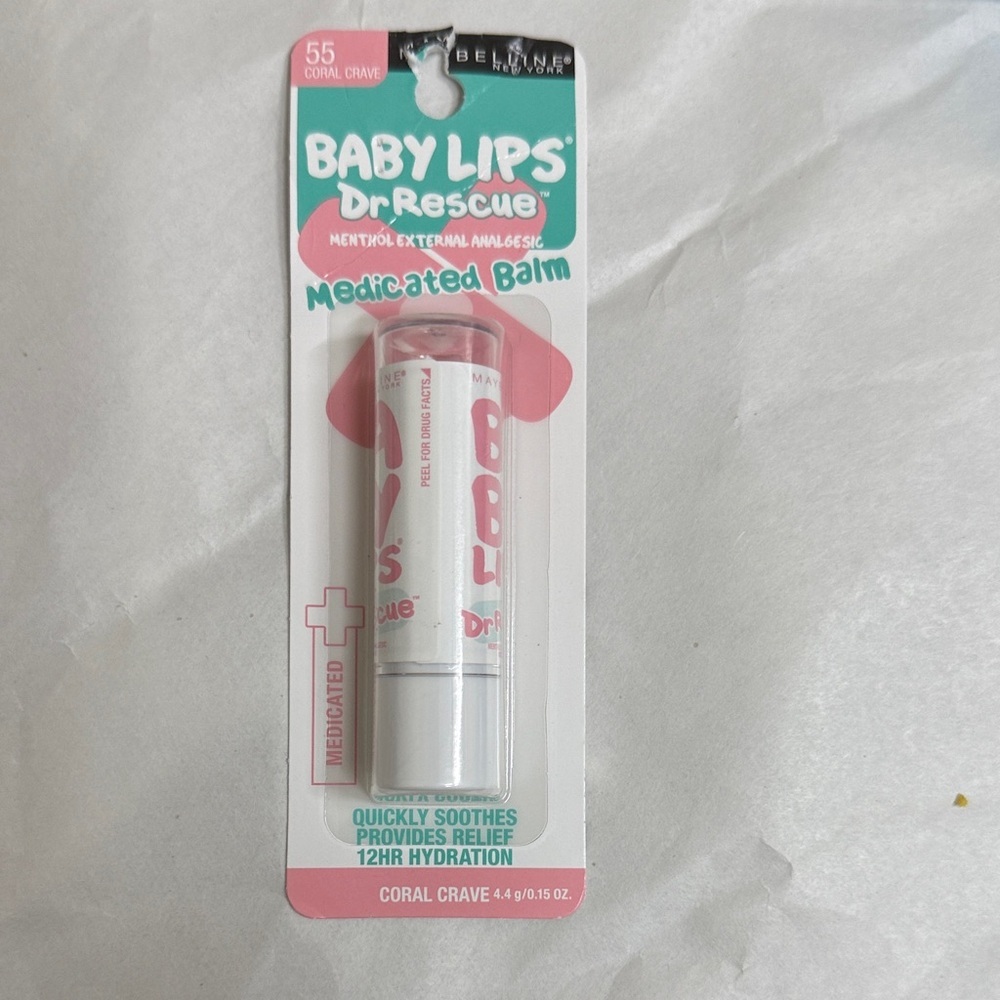 Maybelline Baby Lips Dr Rescue Medicated Balm - Coral Crave